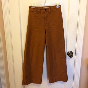 Madewell Emmett Wide leg crop pants